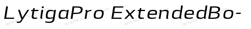 LytigaPro ExtendedBo字体转换